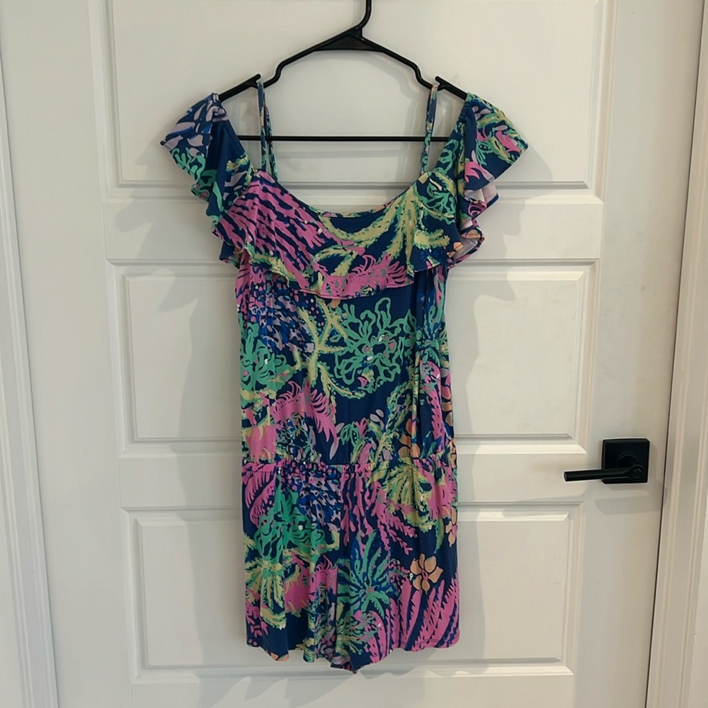 Lily Pulitzer Off the Shoulder romper